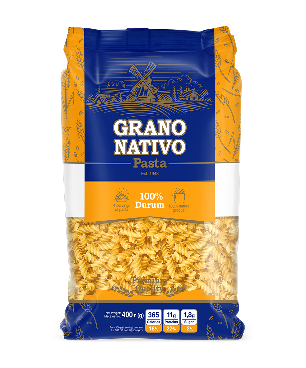 Макаронні вироби GRANO NATIVO 400г Спіральки